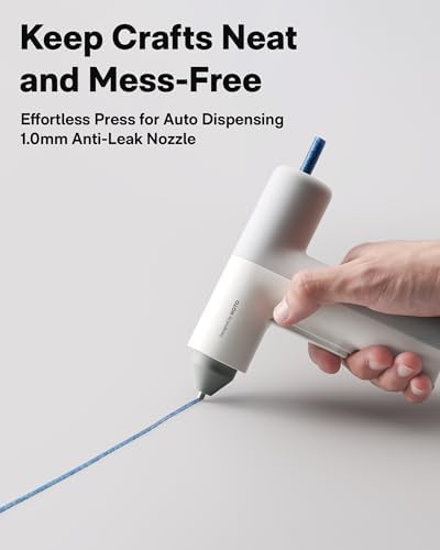 HOTO Easyflow Hot Glue Gun, Auto Dispensing Glue Gun (40 Glue Sticks)