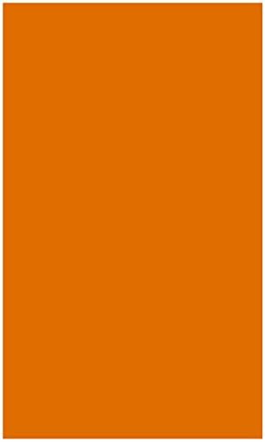 Colonial Cards: 150 Color Cardstock 3" x 5" Index Cards, Pumpkin, Unruled