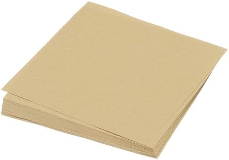 MECCANIXITY 50 Sheet Origami Paper Double Sided Khaki 5x5 Inch Square Sheet for Art Craft Project, Beginners, Gifts Decor