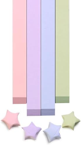 FoDau770 Solid Color Star Paper Strips - 1080 Sheet, Morandi Colour