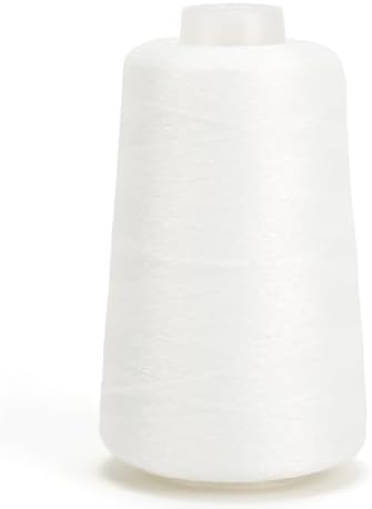 Metallic Crochet Thread, 80g Lurex Yarn for Charms(White)