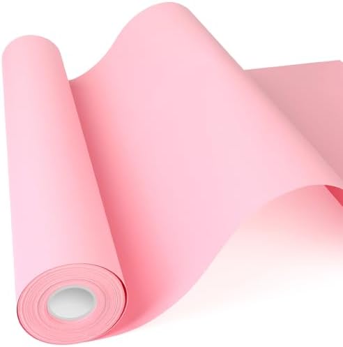 Pink Wrapping Paper, 15"x900" Art Craft Kraft Paper Bulletin Board Paper