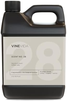 VINEVIDA [32oz] Coffee Latte Fragrance Oil for Candle Making and Soap Making - Premium Candle Scents for Soy Candles