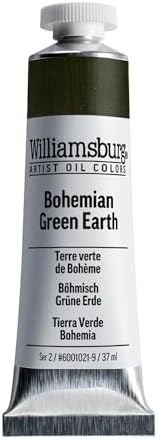 Williamsburg Artist Oil Colors, Bohemian Green Earth, 37 ml Tube