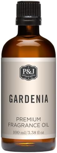 P&J Fragrance Oil Gardenia 100ml - Candle Scents, Soap Making, Diffuser Oil, Fresh Scent