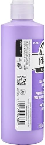 FolkArt Acrylic Craft Paint, Matte Finish, Lavender, 8 fl oz