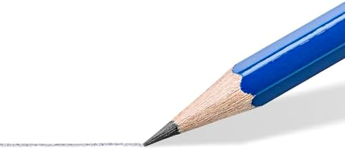 STAEDTLER Norica Pencil Set: 50 Pre-sharpened #2 HB Pencils with 50 Eraser Caps & Double-Hole Sharpener, Break-Resistant Lead, School Pack