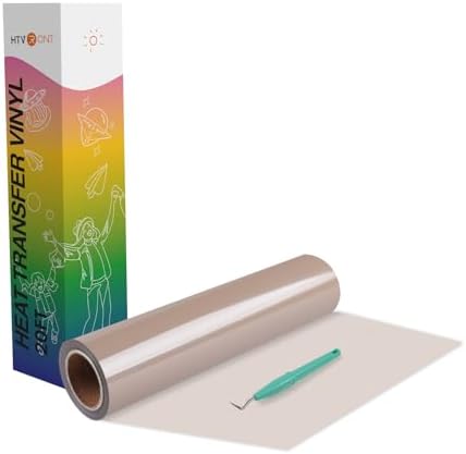 HTVRONT Heat Transfer Vinyl Khaki HTV Rolls, 12" x 20ft