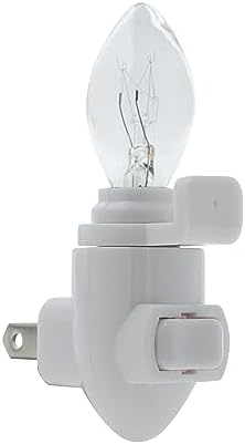 Creative Hobbies Plug In Night Light Module, White Plastic, Great for Making Your Own Decorative Night Lights, Pack of 10
