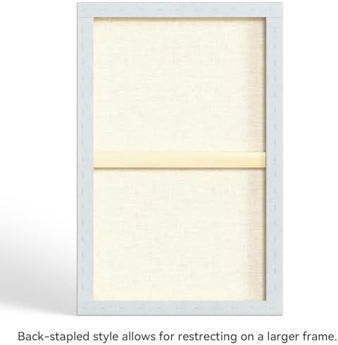PHOENIX 24x36 Inch 2 Pack Gallery Canvas - 1.5 in Thick Extra Large Canvases for Painting - Deep Edge 100% Cotton 11 Oz. Gesso Primed White Blank Professional Canvas Oil & Acrylic Paints