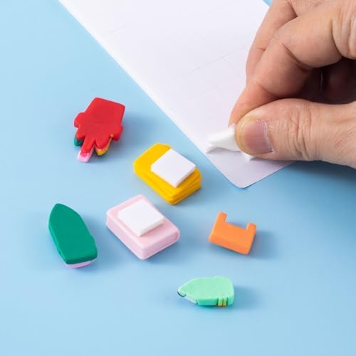 Joez Wonderful 6 Sheets Foam Adhesive Squares, 12x12x3mm & 6x6x2mm, White