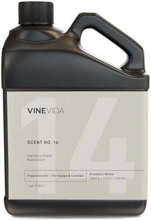 VINEVIDA [128oz] Bubble Gum Fragrance Oil for Candle Making and Soap Making - Premium Candle Scents for Soy Candles