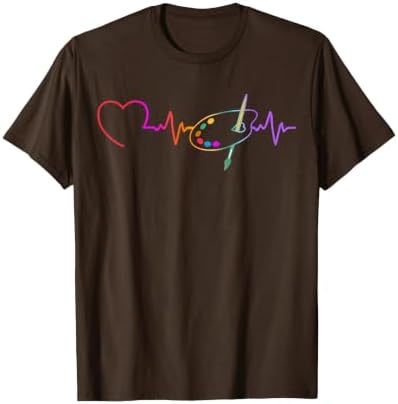 Funny Paint Palette Brush Artist Painter Art Teacher Men Kid T-Shirt