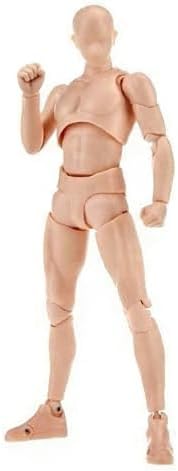 Artists Manikin Art Mannequin Figures Supplies Drawing Tools,Small Drawing Figure Model for Action Figure,Set Sketching,Painting(Yellow-Male