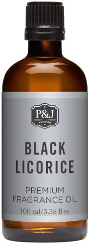 P&J Trading - Black Licorice Scented Oil 100ml - Fragrance Oil for Candle Making, Soap Making, Diffuser Oil