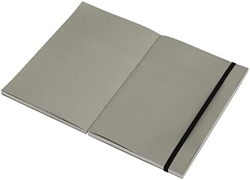 SoHo Urban Artist Brick Sketchbook Journals for Sketching, Drawing, Colored Pencils, Graphite, and More - Grey 5.5"x8.5" (100 GSM, 80 Sheets) - 2 Pack