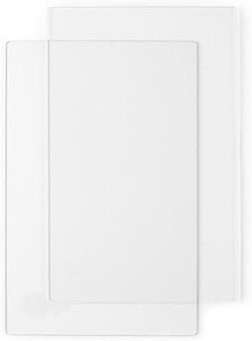 Large Set of Plate A 8.6" x 13.5" Clear