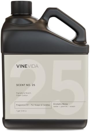 VINEVIDA [128oz] Scent No.25 Fragrance Oil for Candle and Soap Making - Natural Fragrance Oil Made in USA