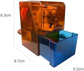 Artist Pencil Sharpener for Sketching, Drawing & Writing， Suitable for Charcoal, Colored Pencils, Drawing (Small Sketch Pencil Sharpener（Orange-Blue）)