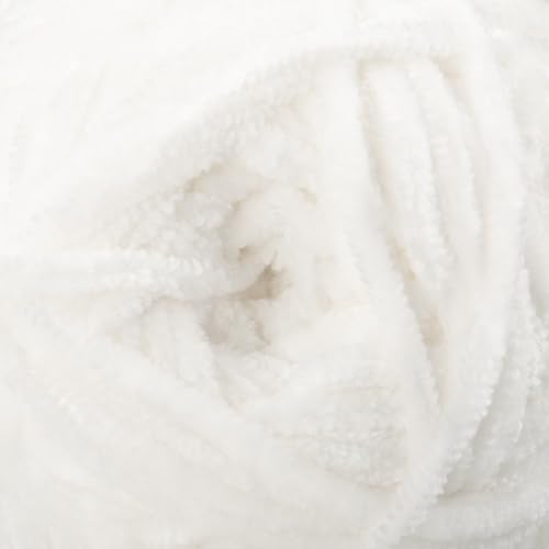 Craft County Bulky 5 Velvet Yarn – Super Soft Polyester Yarn for Blankets, Home Décor, and More!