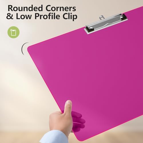 Extra Large Clipboard, 11 x 17 Red Plastic Drawing Board