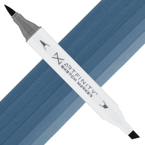 Artfinity Sketch Markers - Mt. Fuji B8-75, Vibrant, Professional, Dye-Based Alcohol Markers for Artists, Drawing, Travel, & More
