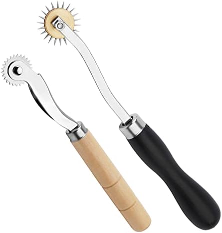 Lunarm Tracing Wheel Sewing Tool 2PCS Professional Stitch Marking Spacer