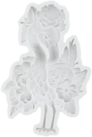 Flamingo Silicone Molds Flamingo Flower Polymer Clay Mold Set of 6