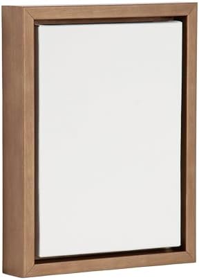 Kate and Laurel Sylvie Blank Framed Canvas Wall Art; 8x10 Gold; Modern Empty Canvas for Paint-Your-Own Art; Ready to Paint Premium Canvas Already Framed