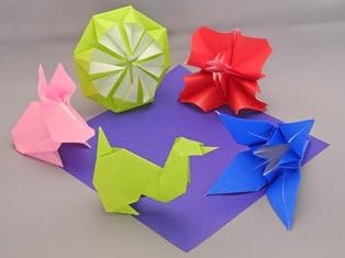 [Taro's Origami Studio] Large 10 Inch One Sided 50 Colors 50 Sheets Square Easy Fold Premium Japanese Paper for Beginner (Gold and Silver Included) Made in Japan