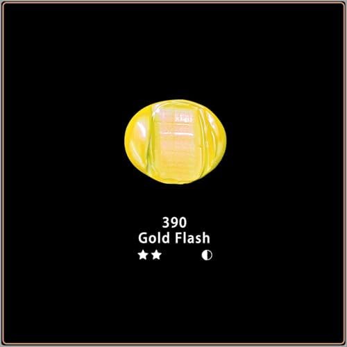 Artecho Gold Flash Acrylic Paint 120ml /4.05oz /4.05oz Tube | Semi Glossy Finish, High Pigment Rich Color Craft Paint for Canvas, Rocks, Wood, Fabric, Ceramic, Non-Toxic
