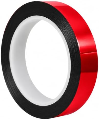 GGR Supplies MMYP-1 Red Metalized Polyester Film Tape, 3/4 Inch x 72 Yds