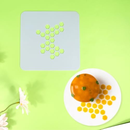 2pcs/lot Versatile Silicone Lace Mold Hollow Out Honeycomb Pattern
