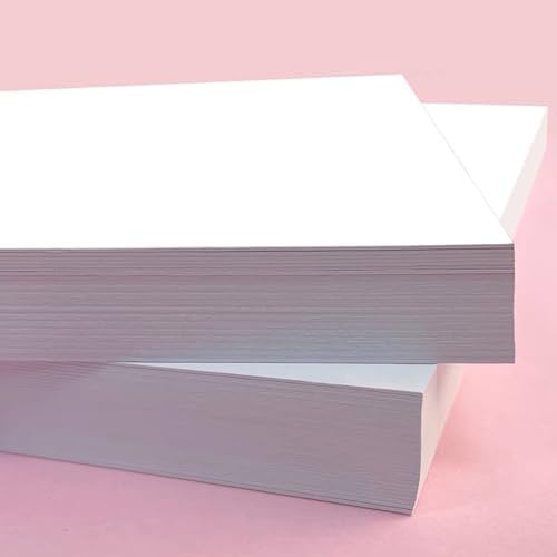 100 Sheets White Cardstock 12x12 Thick Paper 130lb/350gsm