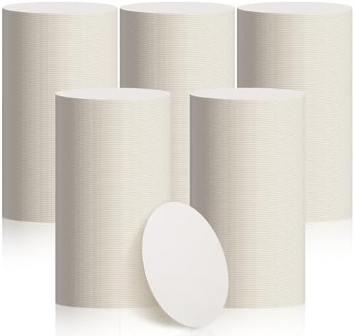 TaoBary 1000 Pcs Round Cardboard Coasters Bulk, 4 Inch 1mm Thick,White