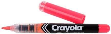 Crayola Brush Tip Acrylic Paint Markers (10ct), Adult Coloring Marker Set, Coloring Book Art Supplies, For Drawing, Journaling & Construction Paper Crafts