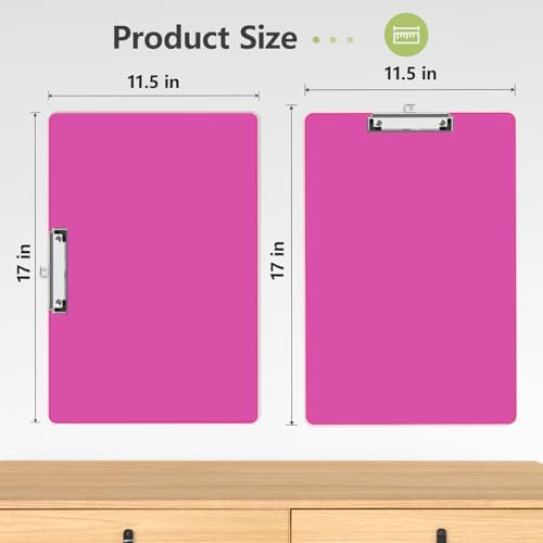 11 x 17 Extra Large Clipboard 2 Pack, Red Clip Board