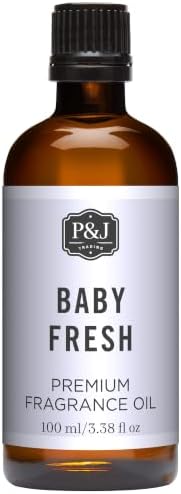 P&J Trading - Baby Fresh Scented Oil 100ml - Fragrance Oil for Candle Making, Soap Making, Diffuser Oil