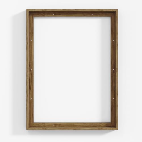 Venusmiles Canvas Frame 18x24 Frame for Canvas Painting Floating for 1" Deep, Floater for Canvas Artist Panel Oil Painting Wall Art Décor, Vertical or Horizontal Picture Wall Decor, Natural