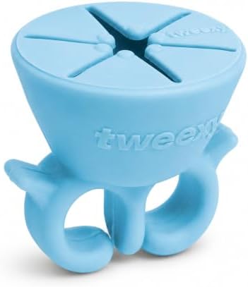 tweexy Craft Vinyl Weeding Scrap Collector Ring for Heat Transfer Vinyl, HTV Crafting Adhesive Paper Sheets Holder (Sky)