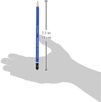 Staedtler Mars Lumograph 3B Graphite Art Drawing Pencil, Medium Soft, Break-Resistant Bonded Lead, 12 Pack, 100-3B
