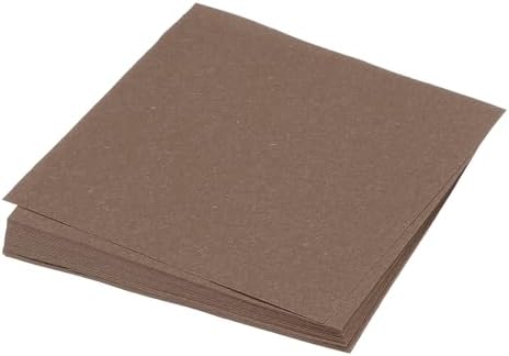 MECCANIXITY 50 Sheet Origami Paper Double Sided Brown 5x5 Inch Square Sheet for Art Craft Project, Beginners, Gifts Decor
