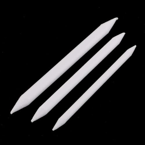 3 Sizes Blending Smudge Stump Stick Art Drawing Tools Deft Art Pencils, Drawing Pencils Sketch White Pens for Artists Students Beginner for Student Artist Charcoal Sketch Drawing Tools