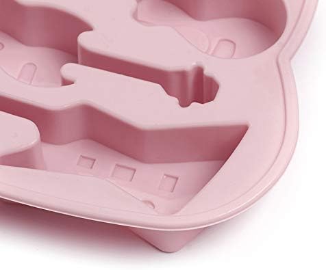 Craftdady Silicone Soap Mold 5 Cavities Guitar Musical Instrument Moulds Trays, 2 Pack for Handmade Craft Biscuit Candy Chocolate Fondant Cake UV Resin Epoxy Resin Jewelry Making