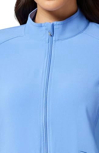 Cherokee iFlex Scrub Jacket for Women 2 Pocket Zip Front