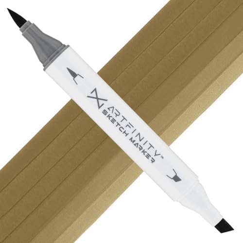 Artfinity Sketch Markers - Manila Green YG8-7, Vibrant, Professional, Dye-Based Alcohol Markers for Artists, Drawing, Travel, & More