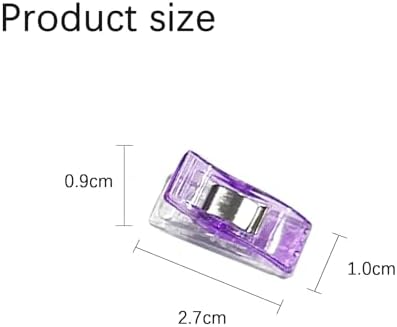 GDMINLO 100 Pack Multipurpose Sewing Clips for Quilting and Crafts with Tin Box, Assorted Colors