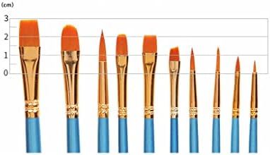 Multifunctional Watercolor Pen Nylon Painting Brushes Wooden Blue 1 Set Deft