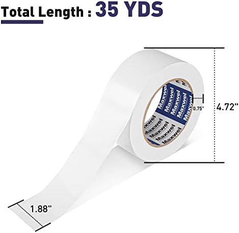Duct Tape White Heavy Duty Waterproof Duct Tape for Home Repair