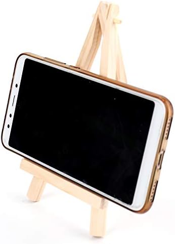 Tosnail 24 Pack 6" Small Art Easel Stand Tabletop Mini Wooden Display Stand Photo Holder Display Stand for Artist, Students, Adults, Kids Painting